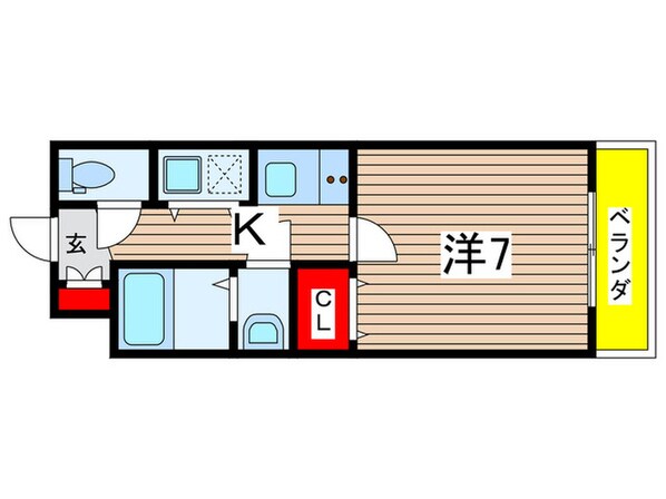 ウインズコ－ト荘園の物件間取画像